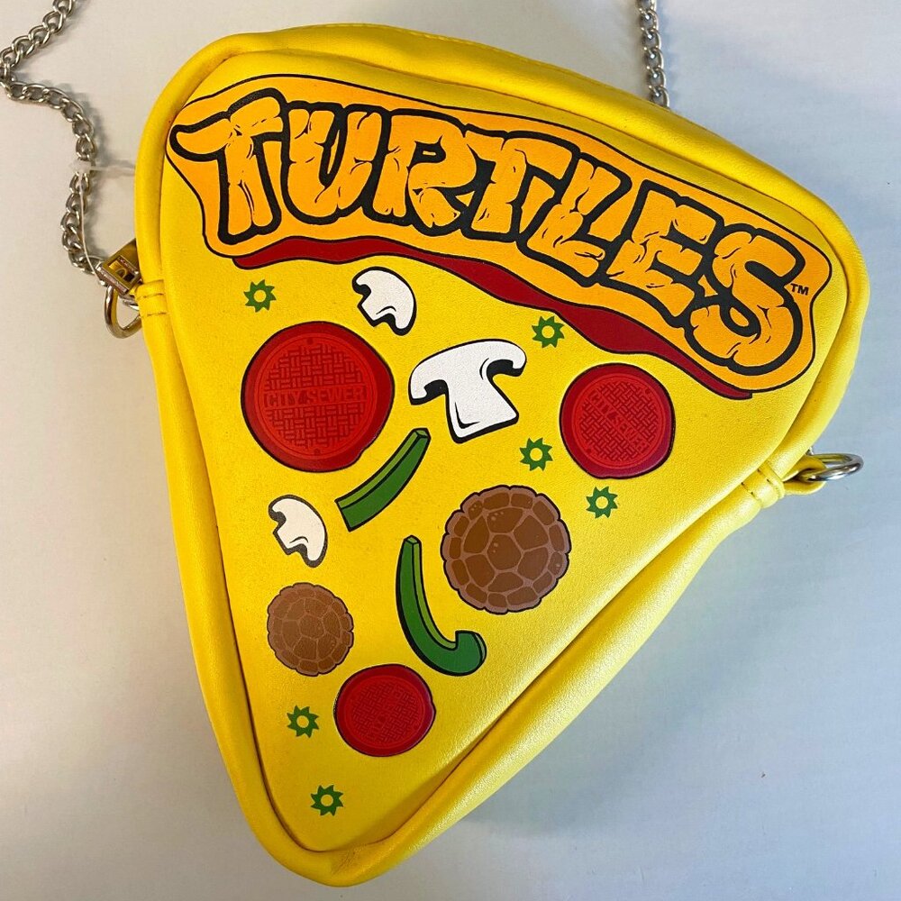 LOOTCRATE TMNT Pizza Slice Crossbody Purse